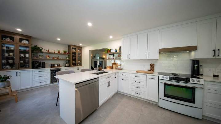 Cuisine après rénovation Gatianeau